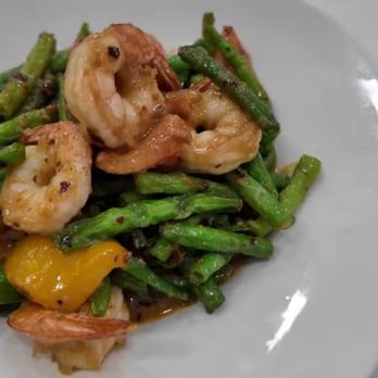 Singapore Hawker - Sambal green beans, loaded with plump prawns and tomato. Superb... - Singaporean Near Me - Burnaby, British Columbia Singapore Hawker - Sambal green beans, loaded with plump prawns and tomato. Superb... - Singaporean Near Me - Burnaby, British Columbia