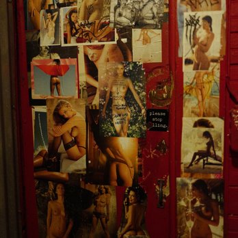 BJ's Lounge - The back of the door of the men's room - Bars Near Me - New Orleans, Louisiana