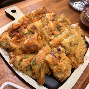 Mom's Tofu House - Seafood pancake - Korean Near Me - Millbrae, California Mom's Tofu House - Seafood pancake - Korean Near Me - Millbrae, California