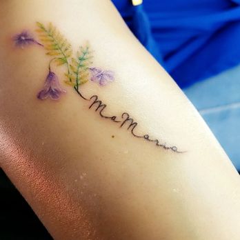 Ants Tattoo - Jacaranda w grandmas name in her memory Thanks Mo! - Tattoo Near Me - Tustin, California Ants Tattoo - Jacaranda w grandmas name in her memory Thanks Mo! - Tattoo Near Me - Tustin, California