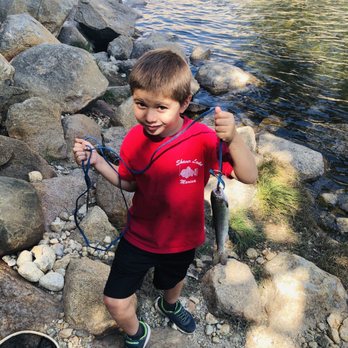 Vermilion Valley Resort - Zachary with his trout. - Hotels Near Me - Lakeshore, California