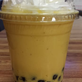 Foster's Donuts - Mango Smoothie with Boba - Donuts Near Me - Taft, California Foster's Donuts - Mango Smoothie with Boba - Donuts Near Me - Taft, California