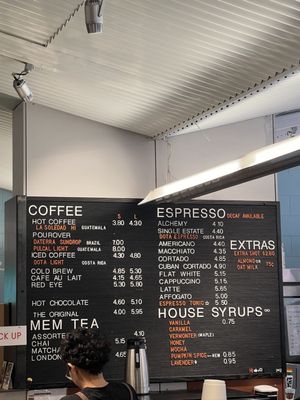 Menu photo 1 George Howell Coffee Boston, MA Menu photo 1 George Howell Coffee Boston, MA