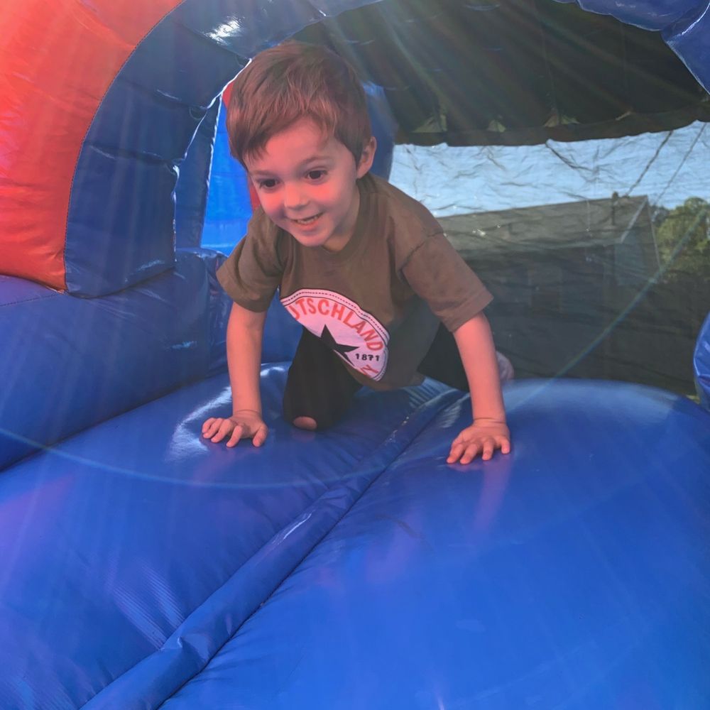 Train bounce house