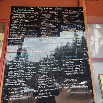 The Peg House - Menu - Convenience Stores Near Me - Leggett, California