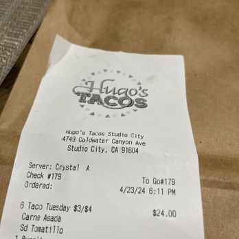 Hugo's Tacos - Mexican Near Me - Studio City, California