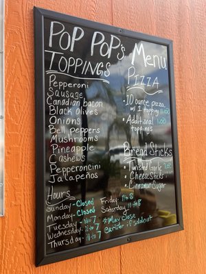Menu photo 5 Pop Pop's Pizza McFarland, CA Menu photo 5 Pop Pop's Pizza McFarland, CA