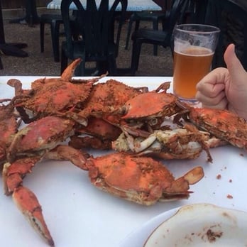Quarterdeck - Medium sized steamed crabs with Old Bay - Seafood Near Me - Arlington, Virginia