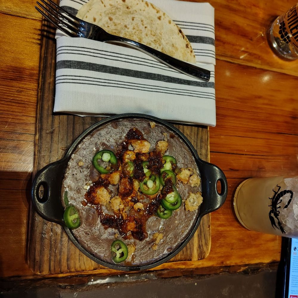 El Catrin Destileria - Frijoles Maneados - Mexican Near Me - Toronto, Ontario