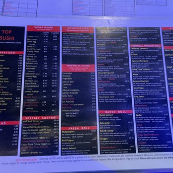 Top Sushi - Menu - Japanese Near Me - Canoga Park, California Top Sushi - Menu - Japanese Near Me - Canoga Park, California