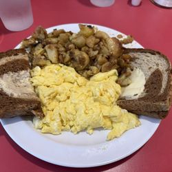 Lloyd's Diner - Side order of 2 eggs any style, home fries, and choice of toast, $9