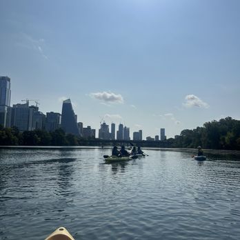 Rowing Dock - Headed to Barton Springs. - Boating Near Me - Austin, Texas