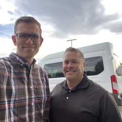 Shamrock Auto Group - Kellen Christenson from Shamrock with me when we picked up the van.