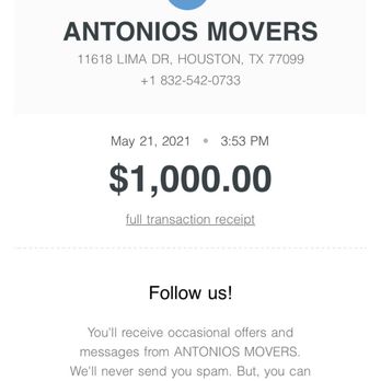 Antonio's Movers - Movers Near Me