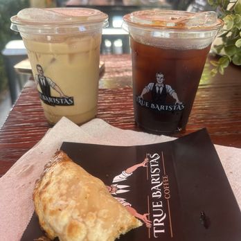 True Baristas Coffee - Chicken empanada, cold brew, cinnamon toast latte - Coffee & Tea Near Me - Miami, Florida True Baristas Coffee - Chicken empanada, cold brew, cinnamon toast latte - Coffee & Tea Near Me - Miami, Florida
