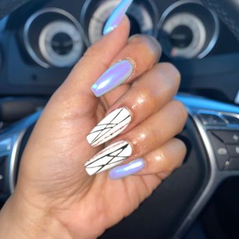 Avatar Nails Spa - Custom chrome nail design - Nail Salons Near Me - South Hill, Washington