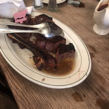 Peter Luger - That house steak sauce that's half captured to the right is excellent. - Steakhouses Near Me - Brooklyn, New York