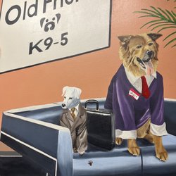 Old Friends Senior Dog Sanctuary - Super cool murals throughout