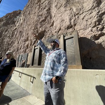 Comedy on Deck Grand Canyon and Hoover Dam Tours - Trever Trez Mala giving us history - Bus Tours Near Me - Las Vegas, Nevada Comedy on Deck Grand Canyon and Hoover Dam Tours - Trever Trez Mala giving us history - Bus Tours Near Me - Las Vegas, Nevada