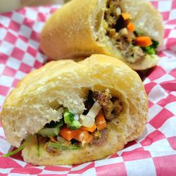 Supreme Tea & Banh Mi - Grilled pork banh mi ($7).