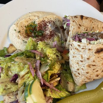 Byblos Restaurant - Gyro wrap with salad - Mediterranean Near Me - Metairie, Louisiana