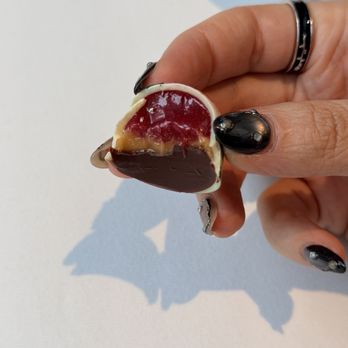 The Modern - Cherry cheesecake bonbon - New American Near Me - New York, New York