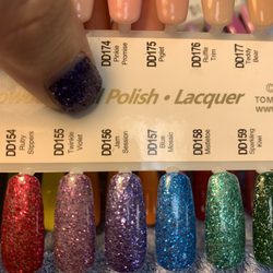 Top Nails - Sparkle colors!
