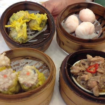Tai Pan Dim Sum - Clockwise: shrimp dumplings, steamed spare ribs w/ black beans, pork hash, & scallop dumplings - Dim Sum Near Me - Honolulu, Hawaii Tai Pan Dim Sum - Clockwise: shrimp dumplings, steamed spare ribs w/ black beans, pork hash, & scallop dumplings - Dim Sum Near Me - Honolulu, Hawaii