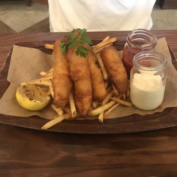 Saint & Second - The fish and chips - New American Near Me - Long Beach, California