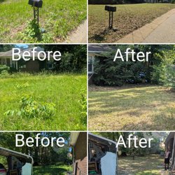 Edged To Perfection - Before Edged To Perfection LLC lawn care services  After Edged To Perfection LLC lawn care services  Do you see the difference?