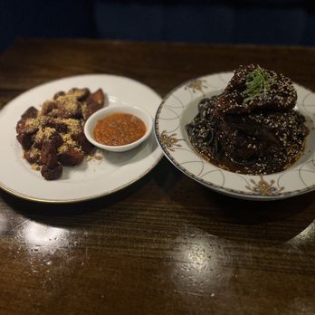 The Consulate - Truffle beef bulgogi and plantains with pistachios and peanuts and a spiced tomato sauce. - Specialty Food Near Me - Atlanta, Georgia