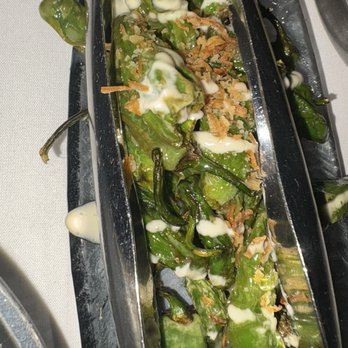 Ocean 48 - Shishido Blistered Shishito Peppers - Seafood Near Me - Newport Beach, California Ocean 48 - Shishido Blistered Shishito Peppers - Seafood Near Me - Newport Beach, California