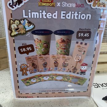 Sharetea - Limited Edition -CookieRun Kingdom - Bubble Tea Near Me - Sugar Land, Texas Sharetea - Limited Edition -CookieRun Kingdom - Bubble Tea Near Me - Sugar Land, Texas