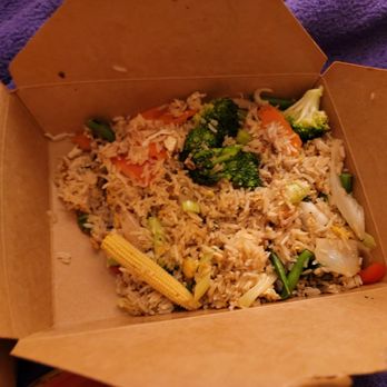 Muay Thai Kitchen - Thai Fried Rice with Vegetables to go (untouched...just opened the box) - Thai Near Me - San Marcos, California Muay Thai Kitchen - Thai Fried Rice with Vegetables to go (untouched...just opened the box) - Thai Near Me - San Marcos, California