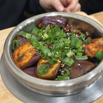 Damsot - Eggplant pot rice - Korean Near Me - Los Angeles, California Damsot - Eggplant pot rice - Korean Near Me - Los Angeles, California