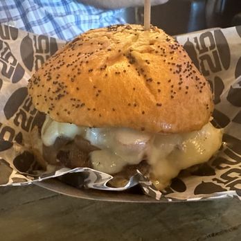 Burger 25 - #10 FRENCH ONION SOUP BURGER 9/18/2023 - New American Near Me - Ship Bottom, New Jersey