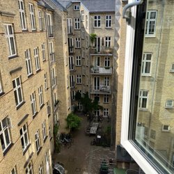 Andersen Hotel - Andersen Hotel - courtyard view from our room