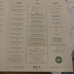DUA Italian Cuisine and Steak House