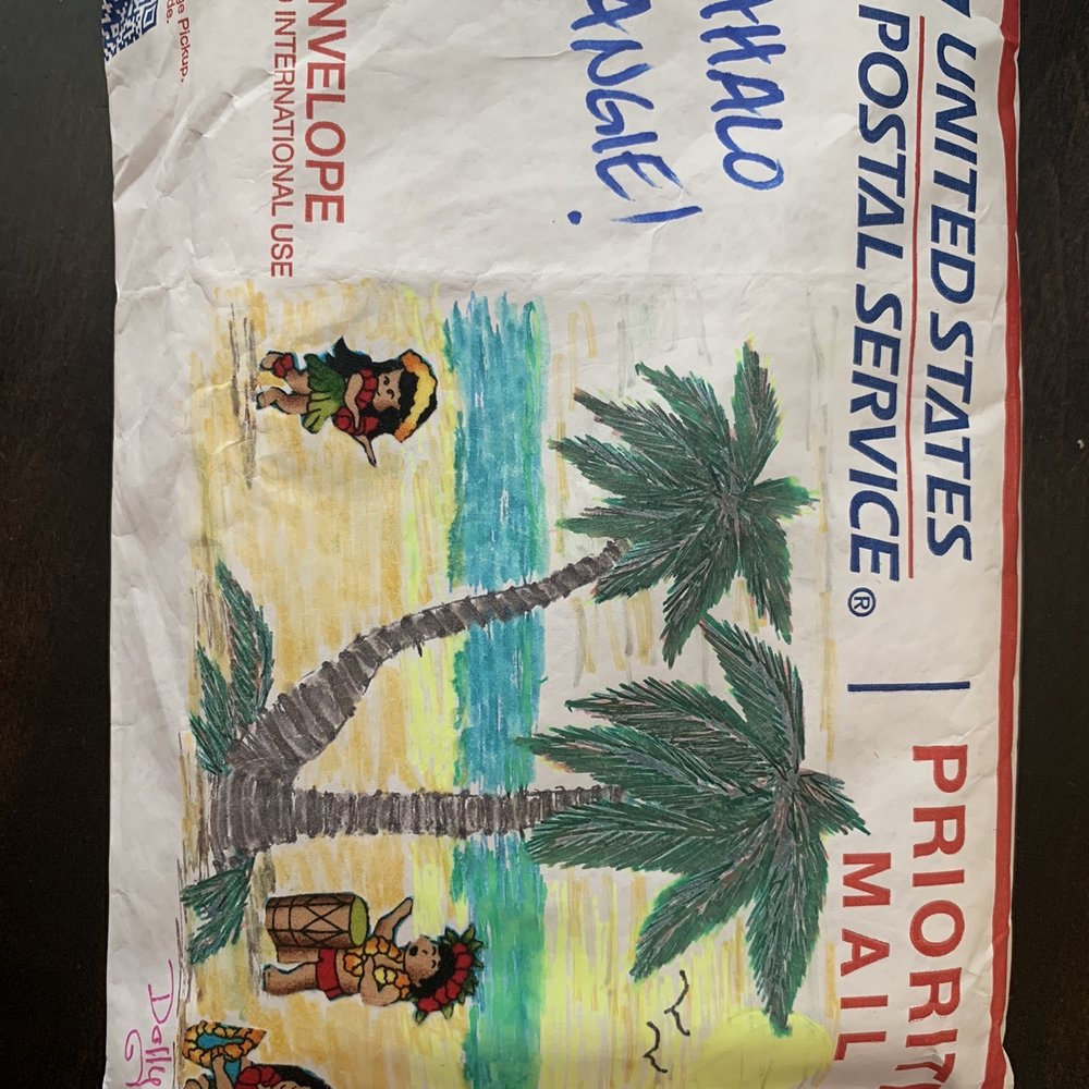Adorable drawing on my package!! Adorable drawing on my package!!