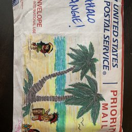Adorable drawing on my package!! Adorable drawing on my package!!