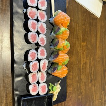 Hana Sushi - 2-tuna rolls and a New York roll: fantastic!!! - Sushi Bars Near Me - Jackson, Tennessee