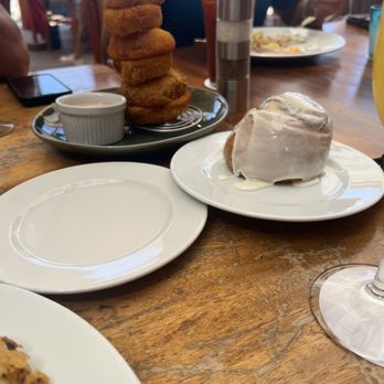 Daiquiri Dick's - Cinnamon bun and onion rings - Latin American Near Me - Puerto Vallarta, JAL