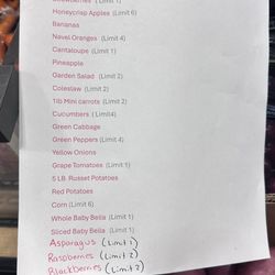 Beartooth Market - Items you can select for fill the sack promo