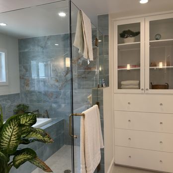 We The People Construction - Wet room and linen cabinet. - General Contractors Near Me - Hollywood, California