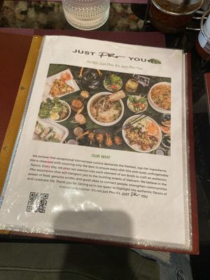 Menu photo 1 Just Pho You  New York, NY