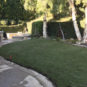 Pristine Gardenscape - Backyard installation. - Landscaping Near Me - Calabasas, California