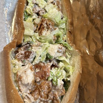 Mickey's NY Pizza - Crispy Chicken Caesar Sub - Pizza Near Me - Derry, New Hampshire Mickey's NY Pizza - Crispy Chicken Caesar Sub - Pizza Near Me - Derry, New Hampshire