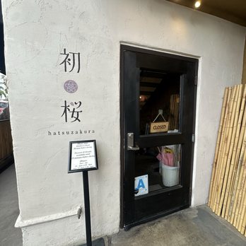 Hatsuzakura - outside and hours - Japanese Near Me - San Diego, California