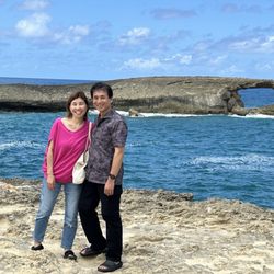 Laie Point - Pastor Iizuka & Sakae of New Life Family Church visiting from Saitama, Japan