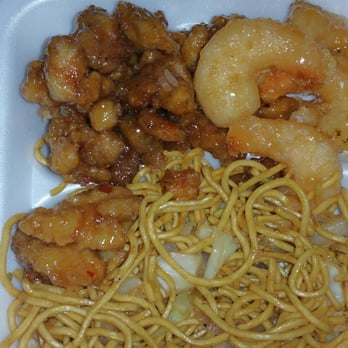 Panda Express - Honey walnut shrimp, orange chicken,  and chow mein - Chinese Near Me - Lees Summit, Missouri